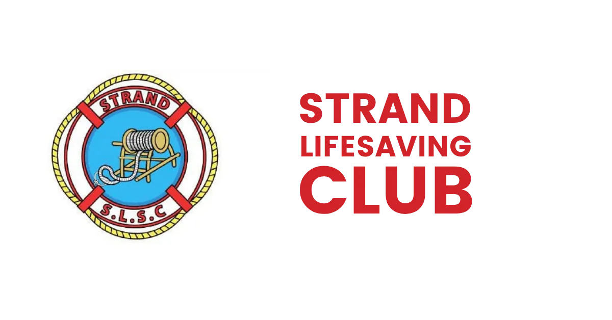 Strand Lifesaving Club logo — Helderberg charity supported by The Clutter Brothers' free clutter collection in Somerset West